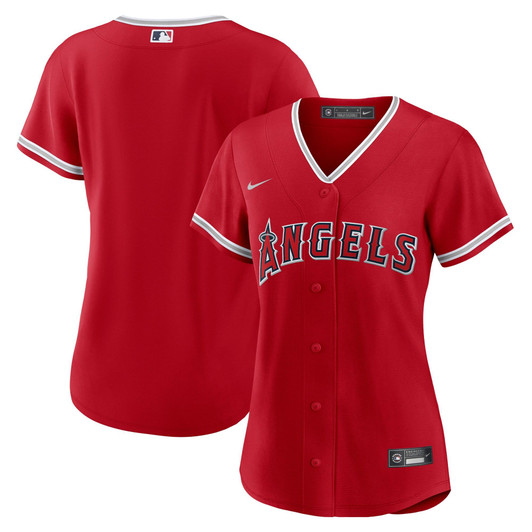 Los Angeles Angels Nike Replica Replica Women's Alternate Replica Team Jersey - Red
