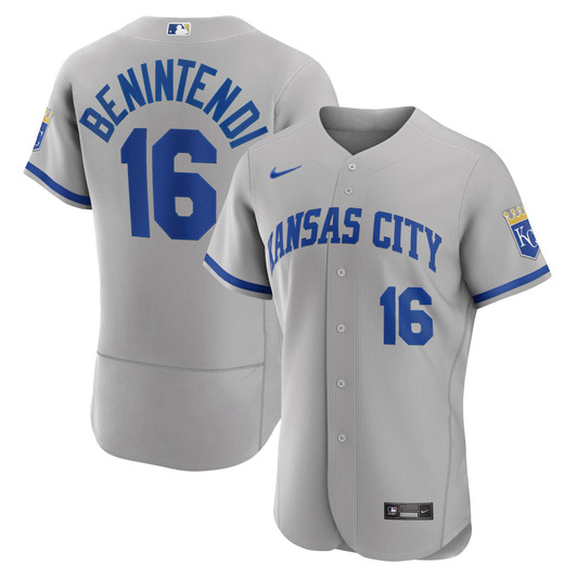 Andrew Benintendi Kansas City Royals Nike Replica Replica 2022 Road  Player Jersey - Gray
