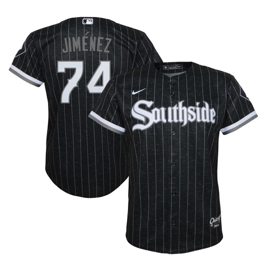 Eloy Jimenez Chicago White Sox Nike Replica Replica  City Connect Replica Player Jersey - Black