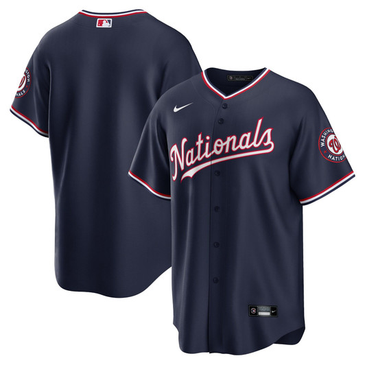 Washington Nationals Nike Replica Replica Alternate Replica Team Jersey - Navy