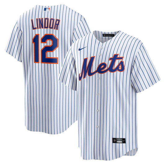 Francisco Lindor New York Mets Nike Replica Replica Home Replica Player Jersey - White