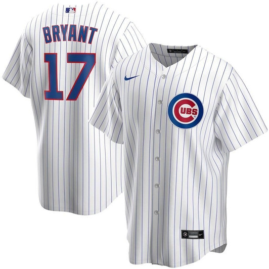Kris Bryant Chicago Cubs Home 2021 Replica Player White 3D Jersey