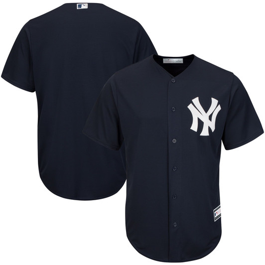 MenS Navy New York Yankees Big & Tall Replica Team Jersey