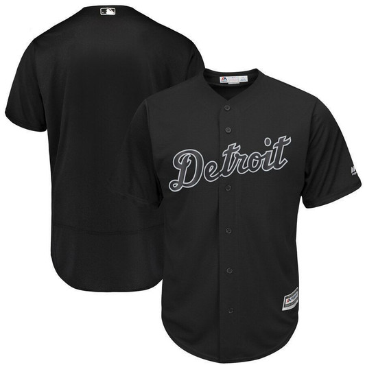 Detroit Tigers Majestic 2021 Players Weekend Replica Team Jersey Jersey Black 2021