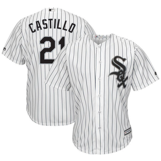 Welington Castillo Chicago White Sox Majestic Home Cool Base Player Jersey White 2019