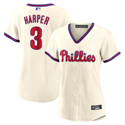 Nike Replica Replica Replica Replica Replica Bryce Harper Philadelphia Phillies Cream Alternate Replica Player Name Jersey