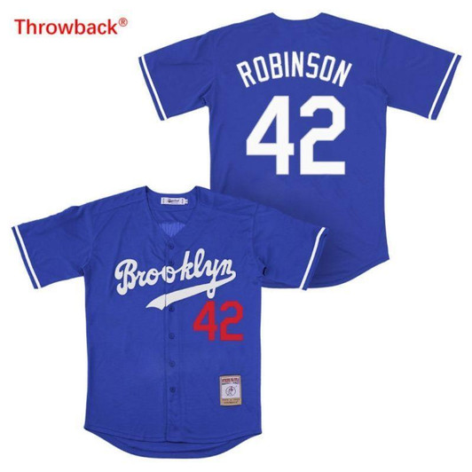 Los Angeles Dodgers Jackie Robinson #42 2020 MLB Navy Blue Jersey