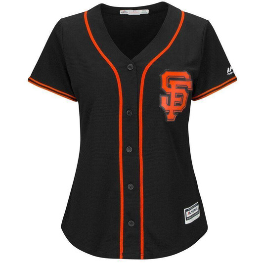 Brandon Crawford San Francisco Giants Majestic Womens Cool Base Player Jersey Black 2019