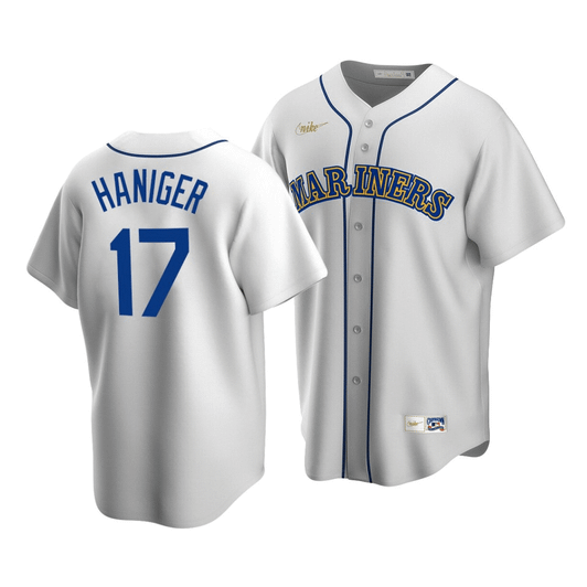 Men'S Seattle Mariners Mitch Haniger #17 Cooperstown Collection White Home Jersey
