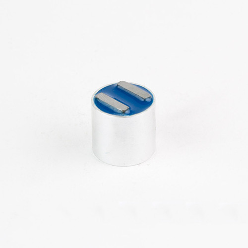 Ceramic Pot Magnets, Two-Pole, Tapped