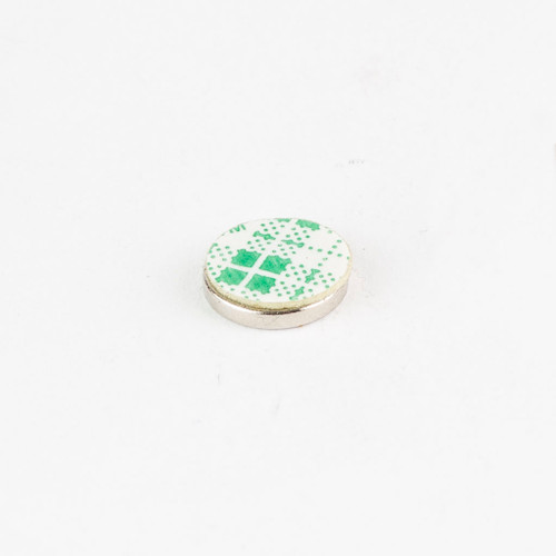 Neodymium Adhesive Disc Magnets, N42, Plated