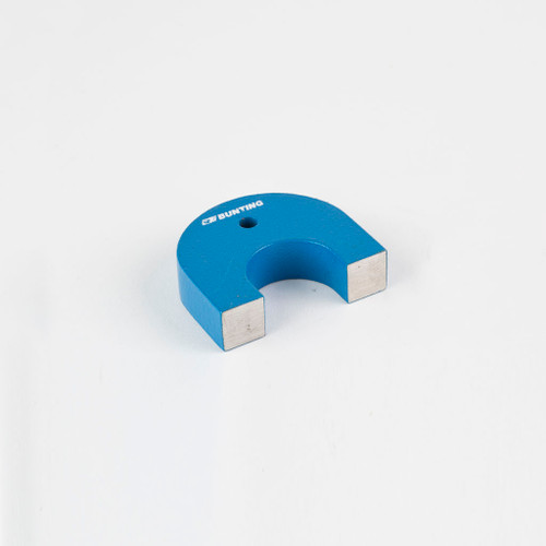 Alnico Horseshoe Magnet, Tapped, Grade 5