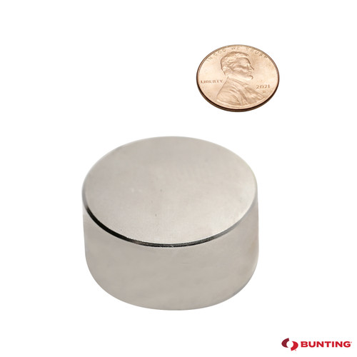 Neodymium Disc Magnets, N52, Plated - N52P625187