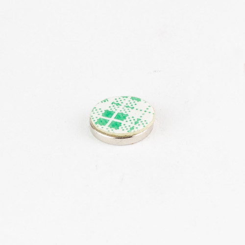 Neodymium Adhesive Disc Magnets, N35, Plated