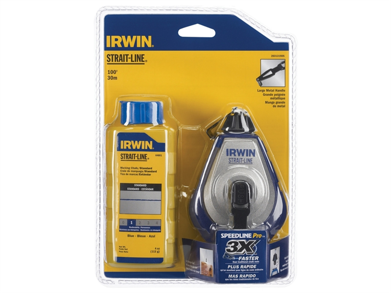 Irwin Strait-Line STL10507684 HPP Chalk Reel Set 30m