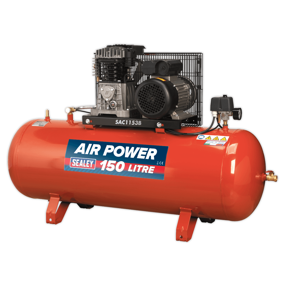 Image of Draper 230V 150L compressor Amazon website