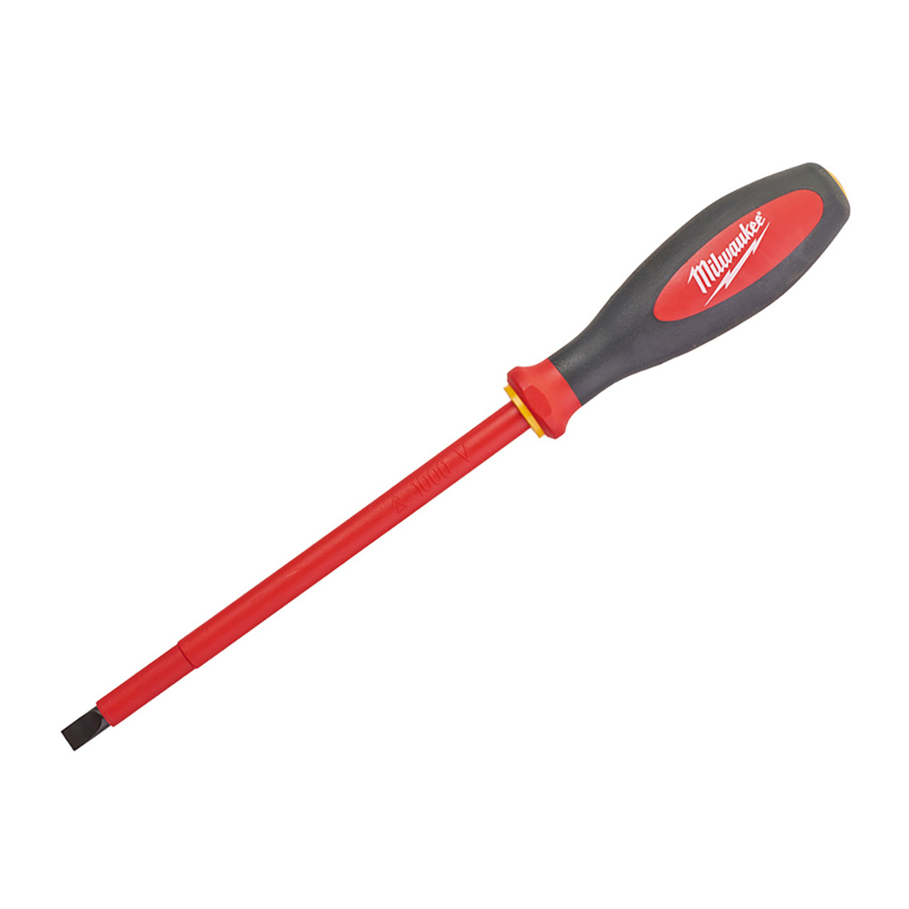 VDE Slotted Screwdriver 2.5 x 75mm Milwaukee Hand Tools 