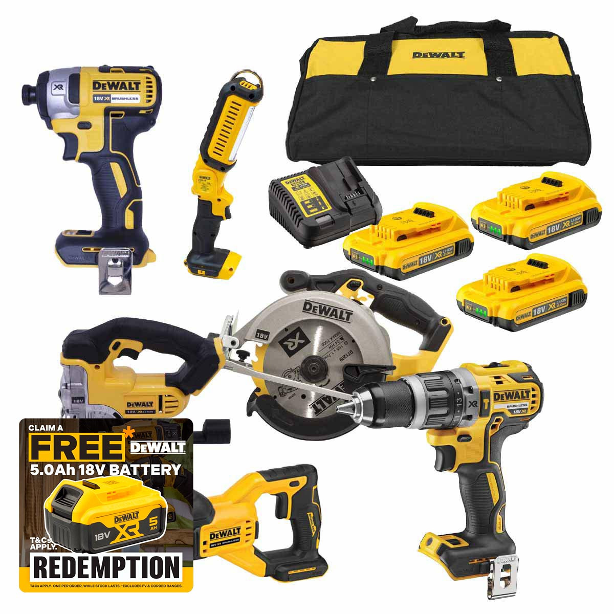 DEWALT Largest Tool Bag/Case – Brand New, Fits Drill, Impact, Saw – Heavy Duty Storage