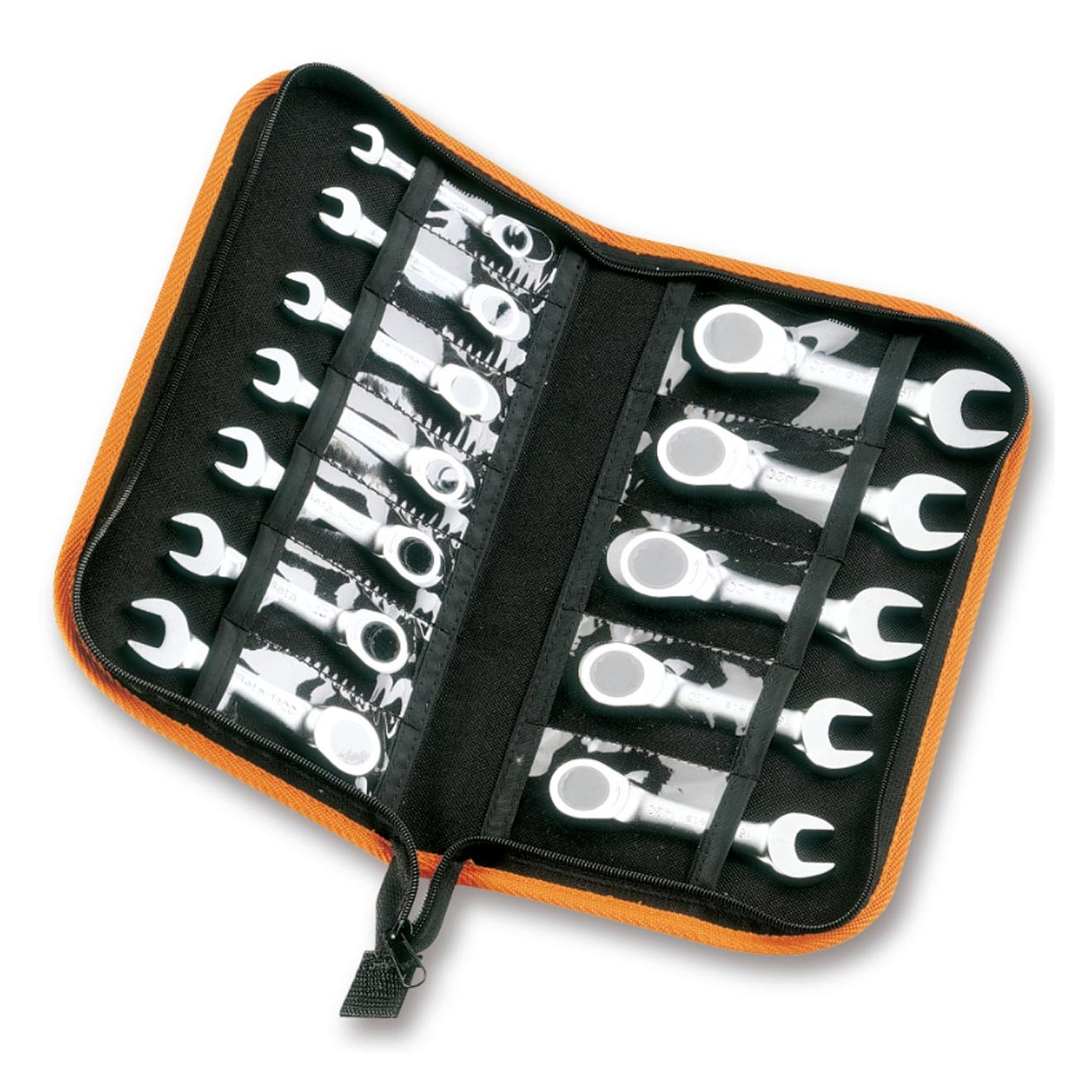 Beta 142C/A12 Stubby Ratcheting Combination Spanner Set 8-19mm (12 
