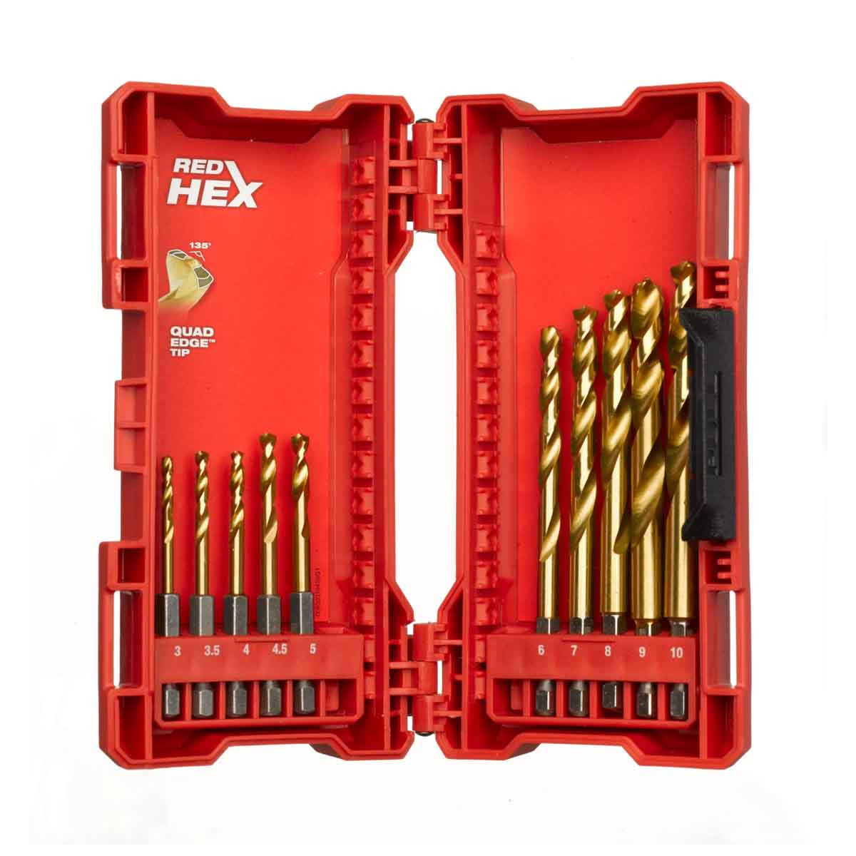 Milwaukee 4932493865 Shockwave™ HSS-TIN Metal Bit Set (10 Pieces