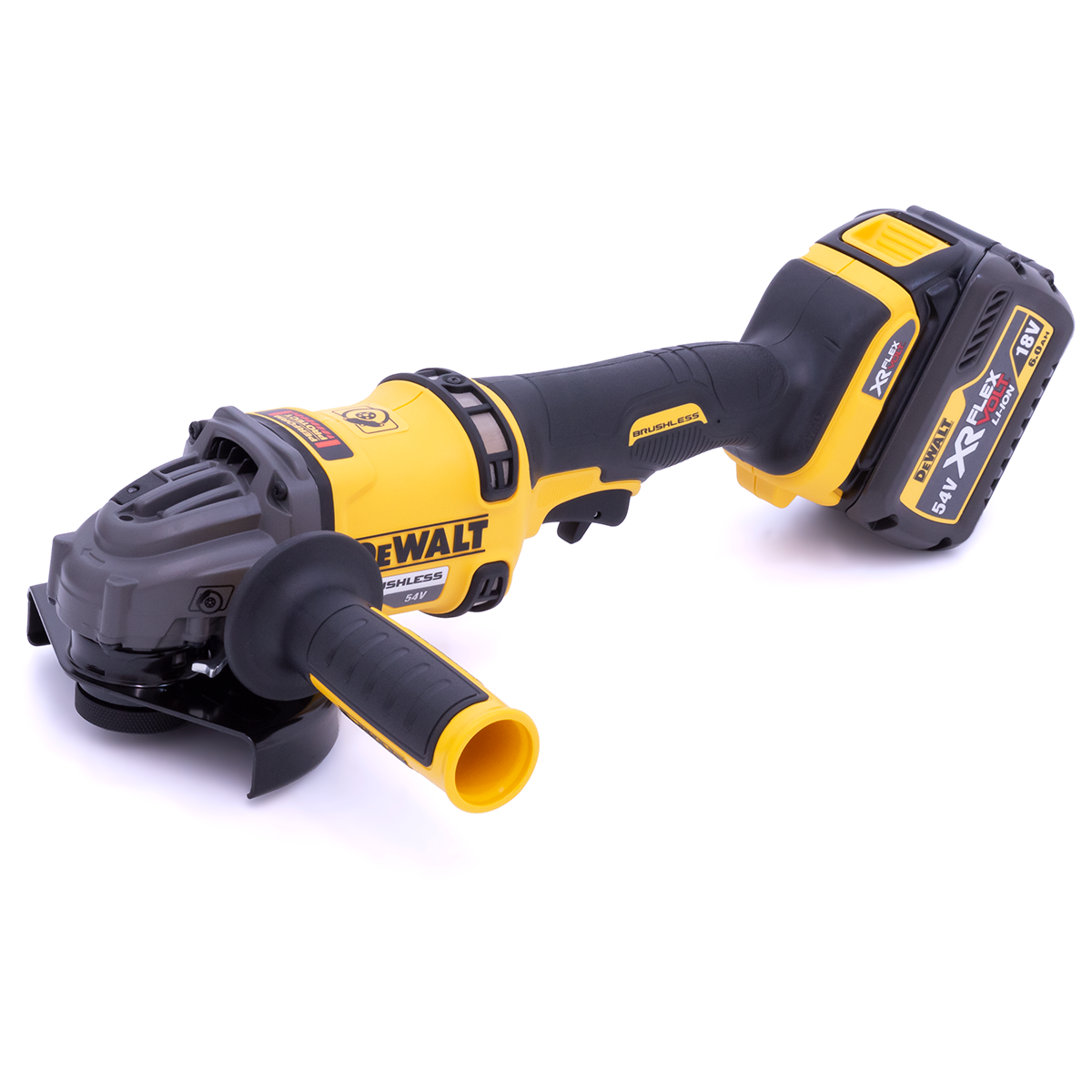 DeWalt DCG414T2 XR FlexVolt Grinder 54 Volt 2 x 6.0Ah LiIon Toolden