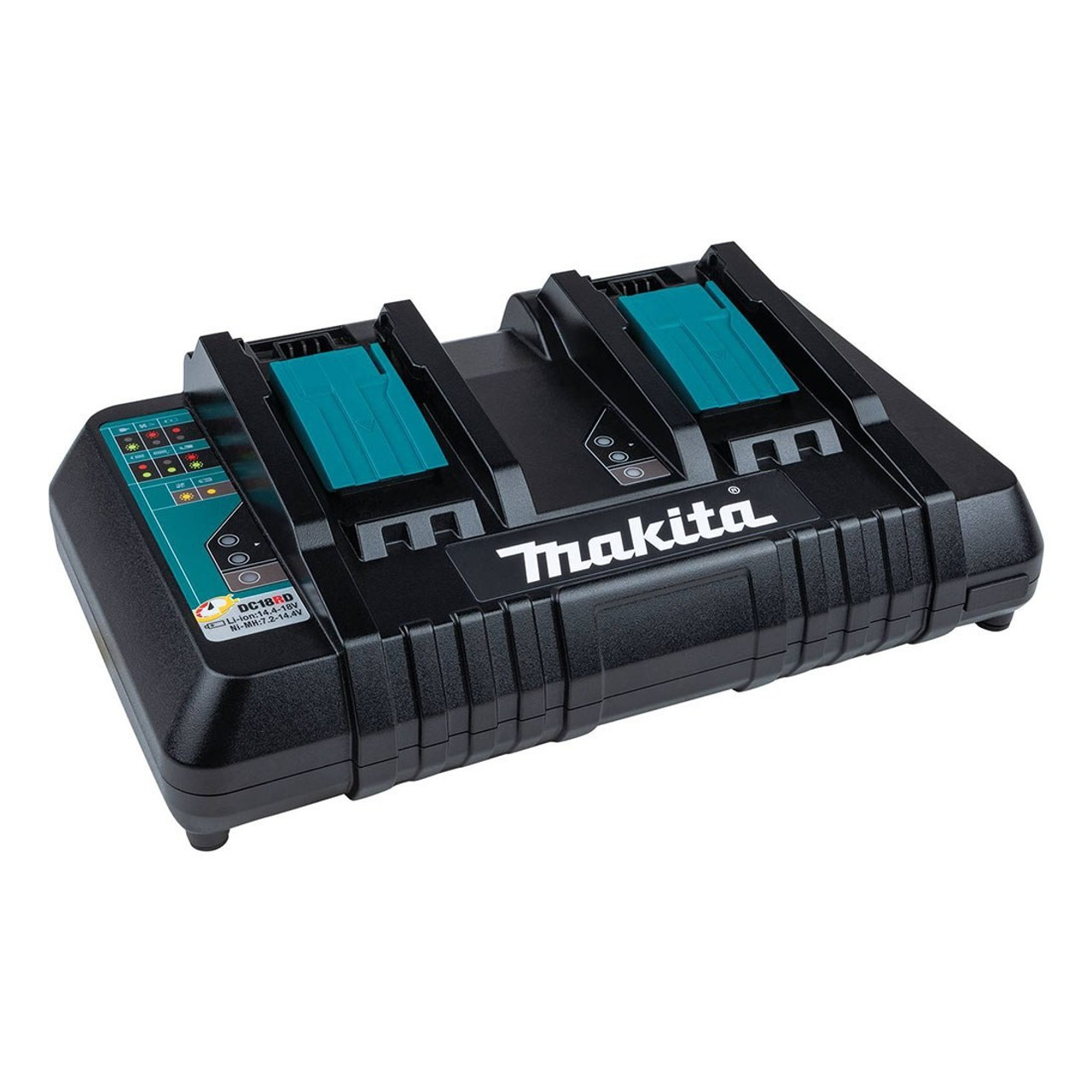 Makita DC18RD Li Ion Rapid Twin Battery Charger with USB Port