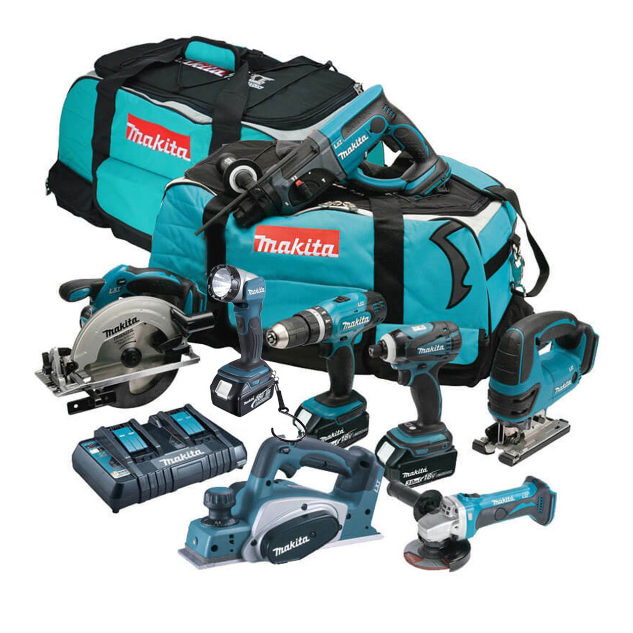 Makita 8 piece combo shop kit