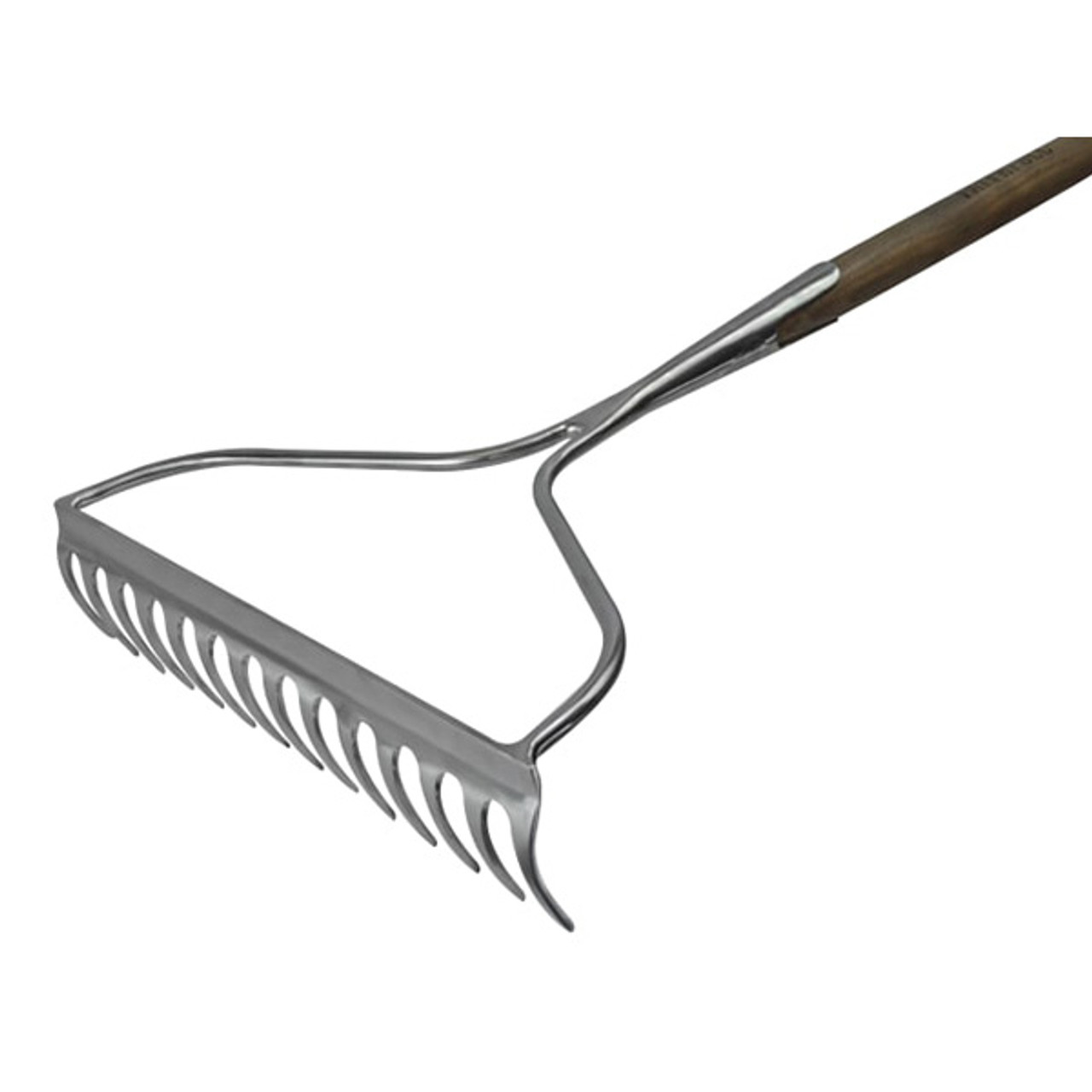 steel garden rake