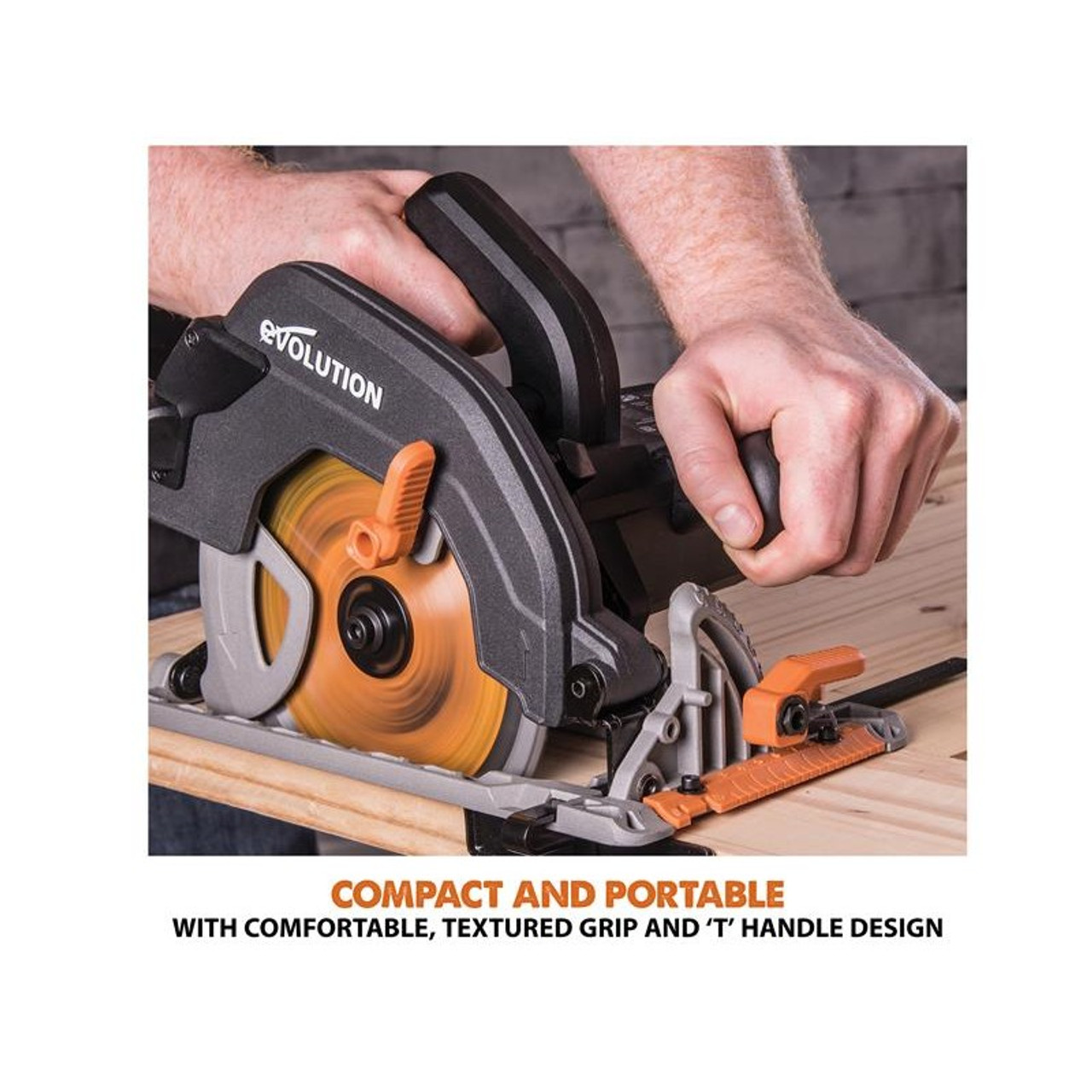 Evolution R185CCS MultiMaterial Circular Saw 185mm 1600W 110V Toolden