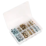 Sealey AB068BPN Brake Pipe Nut Assortment 200pc - Metric & Imperial