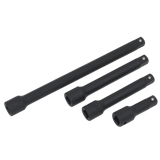 Sealey AK5513 Impact Extension Bar Set 4pc 1/2"Sq Drive
