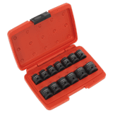 Sealey AK5613LP Impact Socket Set 13pc 1/2"Sq Drive Low Profile Metric