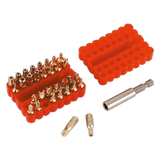 Sealey AK614 Security Bit & Magnetic Adaptor Set 33pc Sealey AK614 Security Bit & Magnetic Adaptor Set 33pc