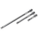 Sealey AK6340 Extension Bar Set 3pc 3/8"Sq Drive
