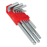 Sealey AK7139 Ball-End Hex Key Set 9pc Long Metric