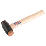 Sealey CRF25 Copper/Rawhide Faced Hammer 2.25lb Hickory Shaft