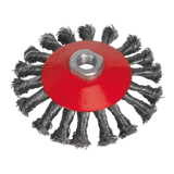 Sealey CWB115 Conical Wire Brush ??115mm M14 x 2mm
