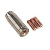 Sealey MIG954 Conical Nozzle x 1 Contact Tip 0.8mm x 3 MB14