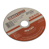 Sealey PTC/125CET Cutting Disc 125 x 1.2mm 22mm Bore Sealey PTC/125CET Cutting Disc 125 x 1.2mm 22mm Bore