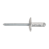 Sealey RM4827L Aluminium Multi-Grip Rivet Large Flange 4.8 x 27mm Pack of 100