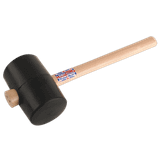 Sealey RMB250 Rubber Mallet 2.5lb Black