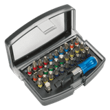 Sealey S01035 Power Tool Bit Set 32pc Colour-Coded S2