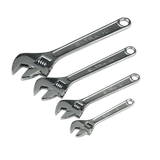 Sealey S0449 Adjustable Wrench Set 4pc 150, 200, 250 & 300mm