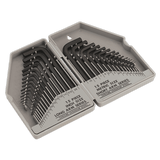Sealey S0484 Hex Key Set 30pc Long/Short Arm - Metric/Imperial Sealey S0484 Hex Key Set 30pc Long/Short Arm - Metric/Imperial