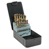 Sealey S0938 HSS Drill Bit Set 25pc Edge Ground - Metric DIN 338