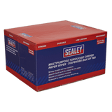 Sealey SCP1601 Multipurpose Paper Wipes in Dispenser Box  Creped Turquoise 69gsm 160 Sheets