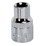 Sealey SP3808 WallDrive Socket 8mm 3/8"Sq Drive Fully Polished