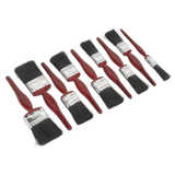 Sealey SPBS9 Pure Bristle Paint Brush Set 9pc Sealey SPBS9 Pure Bristle Paint Brush Set 9pc
