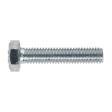 Sealey SS630 HT Setscrew M6 x 30mm 8.8 Zinc DIN 933 Pack of 50