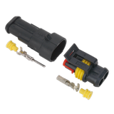 Sealey SSC2MF Superseal Male & Female Connector 2 Way 1pr